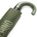 Moschino logo-print compact umbrella - Green
