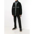 Balenciaga zip-up logo jacket - Black