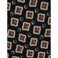 Dell'oglio two-tone patterned scarf - Blue