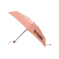 Moschino logo-print six-panel umbrella - Pink
