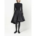 Proenza Schouler pleated full taffeta skirt - Black