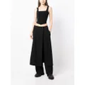 Dion Lee skirt panel straight let trousers - Black