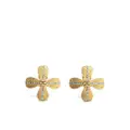 CHANEL Pre-Owned 2001 four-leaf clover clip-on earrings - Gold