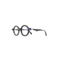 Kuboraum Q7 round-frame glasses - Black
