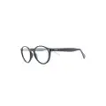Snob round-frame optical glasses - Black