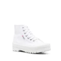 Superga high-top lace-up sneakers - White