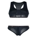 Emporio Armani logo tape-detail underwear set - Blue