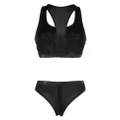 Emporio Armani logo tape-detail underwear set - Black