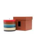 Missoni Home single-wick striped candle - Red