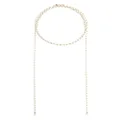 ISABEL MARANT drop-design chain-link necklace - White