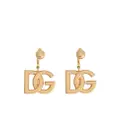 Dolce & Gabbana DG-logo drop earrings - Gold