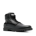 Philipp Plein The Hunter shearling lined leather boots - Black