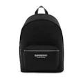 Burberry logo-print zip-around backpack - Black