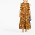 ZIMMERMANN Tiggy floral-print halter dress - Yellow