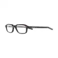 Montblanc tortoiseshell rectangle-frame glasses - Brown