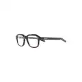 Montblanc tortoiseshell rectangle-frame glasses - Brown