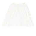 Tartine Et Chocolat ruffle-detail cotton blouse - White