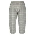 Armani Exchange check-pattern slim-cut trousers - Black