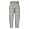 Armani Exchange check-pattern slim-cut trousers - Black