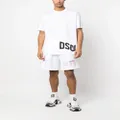 Dsquared2 logo print cotton T-shirt - White