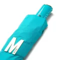Moschino logo-print detail umbrella - Blue