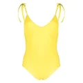 ISABEL MARANT Swan spaghetti-strap swimsuit - Yellow