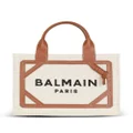 Balmain small B-Army logo tote bag - Neutrals