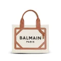 Balmain small B-Army logo tote bag - Neutrals