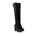 Jimmy Choo Giome 140mm over-the-knee platform boots - Black
