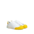 Marni lace-up panelled sneakers - White