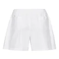 Valentino Garavani logo-patch cotton shorts - White