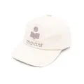 ISABEL MARANT glitter logo print cap - Neutrals