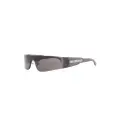 Balenciaga Eyewear Mono rectangle-frame sunglasses - Black