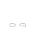 Swarovski Constella Princess-cut rings - Silver