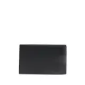 Tommy Hilfiger logo-embossed leather wallet - Black