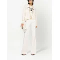 Dolce & Gabbana high-waisted flared trousers - White