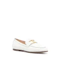 Tod's T-logo leather loafers - White