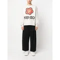 Kenzo Poppy cotton sweatshirt - Neutrals