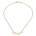 ISABEL MARANT letter-charm necklace - Gold