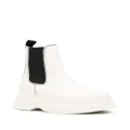 GANNI leather ankle boots - Neutrals