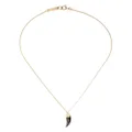 ISABEL MARANT Aimable horn pendant necklace - Black