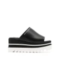 Stella McCartney platform-sole slip-on sandals - Black