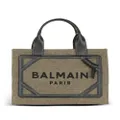 Balmain small B-Army logo tote bag - Grey