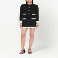 Miu Miu single-breasted grain de poudre jacket - Black
