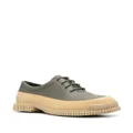 Camper Pix two-tone lace-up shoes - Green