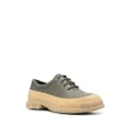 Camper Pix two-tone lace-up shoes - Green