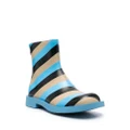 Camper striped ankle boots - Blue