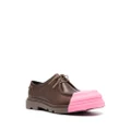 Camper Junction two-tone lace-up loafers - Brown