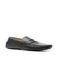 Tod's almond-toe leather loafers - Black