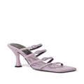 Proenza Schouler 90mm square toe sandals - Pink